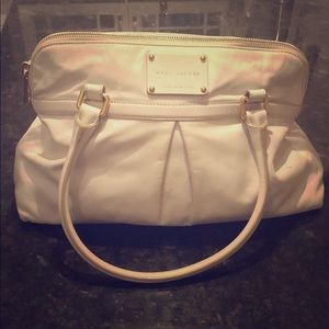 Marc Jacobs large leather white bag